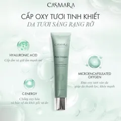 (Hàng nhập khẩu) Casmara Pure Oxygen Hydro Oxygenating Cream 50ml - Kem Dưỡng Oxy Cấp Ẩm, Trẻ Hóa Da