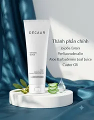 (Hàng nhập khẩu) Tẩy Da Chết Dẫn Xuất Oxy Tươi Décaar Oxygen Scrub - Tuýp 50ml
