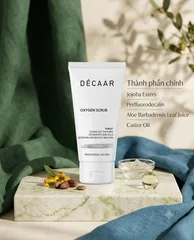 (Hàng nhập khẩu) Tẩy Da Chết Dẫn Xuất Oxy Tươi Décaar Oxygen Scrub - Tuýp 150ml