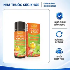(Hàng chính hãng) ADIVA Acerola C Plus Hộp 60 Viên - Bổ Sung Vitamin C Từ Acerola Hỗ Trợ Tăng Cường Sức Đề Kháng