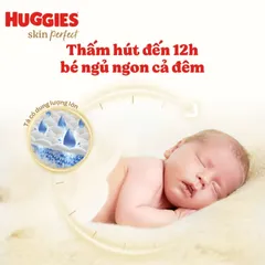 (Hàng chính hãng) Tã Quần Huggies Skin Perfect Mega Jumbo Size L 88 Miếng 9-14kg - 2 Vùng Thấm, Dịu Nhẹ Cho Da Bé