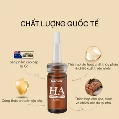 (Hàng nhập khẩu) Faroson HA Bio Placenta Serum Hộp 6 Lọ x 10ml - Serum Dưỡng Ẩm Hỗ Trợ Làm Mịn Da