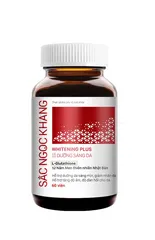 (Hàng chính hãng) Viên uống dưỡng trắng da Sắc Ngọc Khang Whitening Plus - Lọ 60 viên