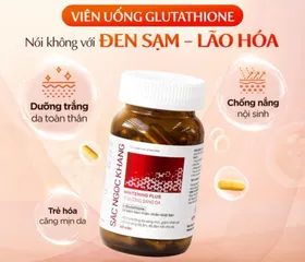 (Hàng chính hãng) Viên uống dưỡng trắng da Sắc Ngọc Khang Whitening Plus - Lọ 60 viên