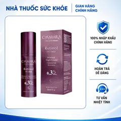 (Hàng nhập khẩu) Kem Dưỡng Ban Đêm Casmara Retinol ProAge Renewal Night Cream 0.3% - Trẻ Hóa & Tái Tạo Da, 30ml