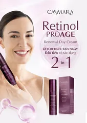 (Hàng nhập khẩu) Kem Dưỡng Da Ban Ngày Casmara Retinol Proage Hydro SPF 50 Renewal Day Cream 50ml - Trẻ Hóa Da & Chống Nắng