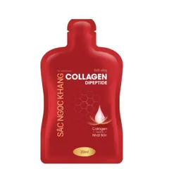 (Hàng chính hãng) Nước Uống Collagen Dipeptide Sắc Ngọc Khang Hộp 30 Túi x 20ml - Hỗ Trợ Dưỡng Ẩm, Làm Mịn Da