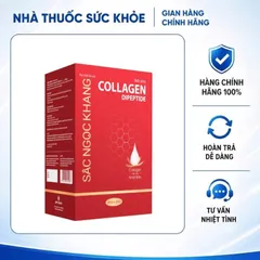 (Hàng chính hãng) Nước Uống Collagen Dipeptide Sắc Ngọc Khang Hộp 30 Túi x 20ml - Hỗ Trợ Dưỡng Ẩm, Làm Mịn Da
