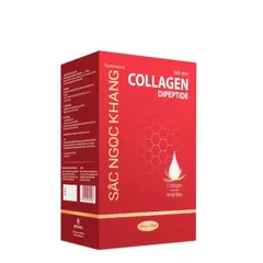 (Hàng chính hãng) Nước Uống Collagen Dipeptide Sắc Ngọc Khang Hộp 30 Túi x 20ml - Hỗ Trợ Dưỡng Ẩm, Làm Mịn Da