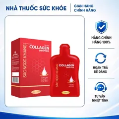 (Hàng chính hãng) Nước Uống Collagen Dipeptide Sắc Ngọc Khang Hộp 5 Túi x 20ml - Hỗ Trợ Dưỡng Ẩm, Làm Mịn Da