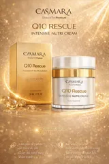 (Hàng nhập khẩu) Casmara Q10 Rescue Intensive Nutri Cream 50ML - Kem Dưỡng Phục Hồi, Chống Nhăn, Dưỡng Ẩm Chuyên Sâu