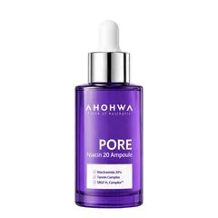 (Hàng nhập khẩu) Tinh Chất Ahohwa Pore Niacin 20 30ml - Hỗ Trợ Làm Sáng Da, Thu Nhỏ Lỗ Chân Lông
