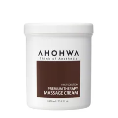 (Hàng nhập khẩu) Kem Massage Premium Therapy Massage Cream Ahohwa 1000ml - Hỗ Trợ Dưỡng Ẩm, Massage Nâng Cơ