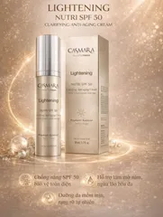 (Hàng nhập khẩu) Casmara Lightening Clarifying Anti-Aging Cream SPF50 50ml - Kem Dưỡng Sáng Da, Mờ Nám & Chống Nắng