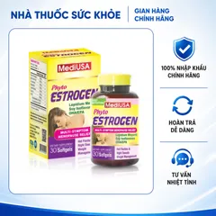 (Hàng nhập khẩu) Viên Uống MediUSA Phyto Estrogen 30 Viên - Hỗ Trợ Nội Tiết Tố & Sức Khỏe Nữ Giới