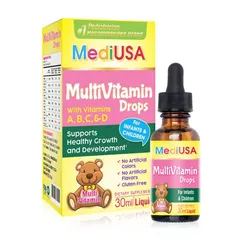 (Hàng nhập khẩu) Multivitamin Drops MediUSA 30ml - Hỗ trợ miễn dịch cho trẻ