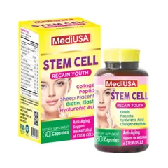 (Hàng nhập khẩu) Viên Uống MediUSA Stem Cell 30 Viên - Hỗ Trợ Trẻ Hóa Da, Bổ Sung Collagen & Dưỡng Chất