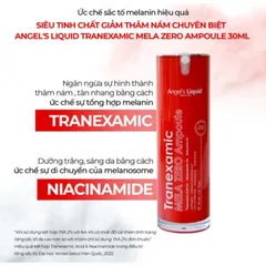 (Hàng nhập khẩu) Tinh Chất Hỗ Trợ Mờ Thâm Nám Angel's Liquid Tranexamic Mela Zero Ampoule 30ml