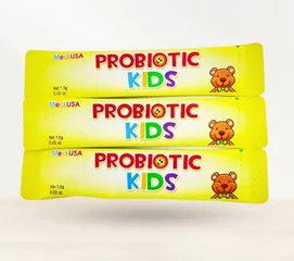 (Hàng nhập khẩu) Cốm bổ sung lợi khuẩn MediUSA probiotic kids hỗ trợ tiêu hóa hộp 30 gói