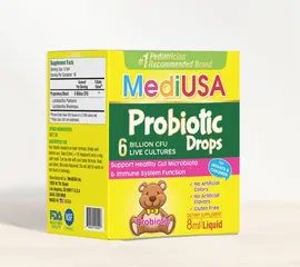 (Hàng nhập khẩu) Probiotic Drops MediUSA hỗ trợ tiêu hóa cho trẻ  - Chai 8ml