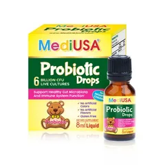 (Hàng nhập khẩu) Probiotic Drops MediUSA hỗ trợ tiêu hóa cho trẻ  - Chai 8ml