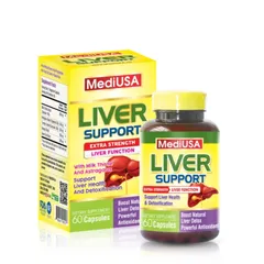 (Hàng nhập khẩu) MediUSA Liver Support 60 Viên - Hỗ Trợ Chức Năng Gan