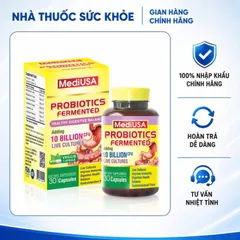 (Hàng nhập khẩu) MediUSA Probiotics Fermented 30 Viên - Hỗ Trợ Hệ Tiêu Hóa