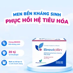 (Hàng nhập khẩu) Men Brevicillin Hộp 10 Gói - Hỗ Trợ Hệ Vi Sinh Đường Ruột