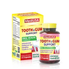 (Hàng nhập khẩu) MediUSA Tooth & Gum 60 Viên - Hỗ Trợ Sức Khỏe Răng Miệng