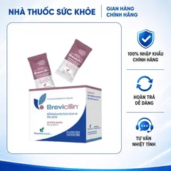 (Hàng nhập khẩu) Men Brevicillin Hộp 20 Gói - Hỗ Trợ Hệ Vi Sinh Đường Ruột