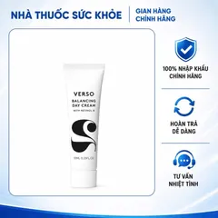 (Hàng nhập khẩu) Verso Balancing Day Cream 10ml - Kem Dưỡng Cân Bằng Dầu Ẩm Ban Ngày