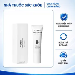 (Hàng nhập khẩu) Verso Super C Serum 30ml - Tinh Chất Vitamin C Hỗ Trợ Dưỡng Sáng Da