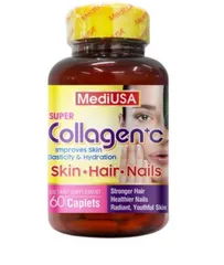 (Hàng nhập khẩu) Viên uống đẹp da MediUSA Super Collagen + C Lọ 60 viên