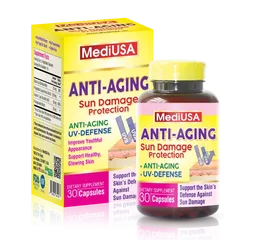 Hàng nhập khẩu - Viên uống Anti-Aging MediUSA hỗ trợ làm đẹp và trẻ hóa da của Mỹ - Lọ 30 viên