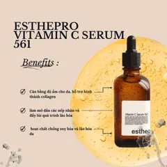 (Hàng nhập khẩu) Esthepro Vitamin C Serum 561 100ml - Tinh Chất Hỗ Trợ Dưỡng Sáng Da