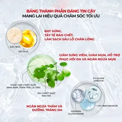 (Hàng nhập khẩu) Xịt Hỗ Trợ Cải Thiện Mụn Lưng Angels Liquid Glutathione Spot Care Body Mist 150ml