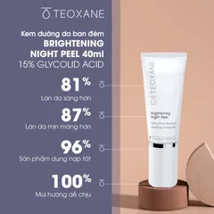 (Hàng nhập khẩu) Teoxane Brightening Night Peel - Kem Dưỡng Ban Đêm Hỗ Trợ Làm Sáng Da