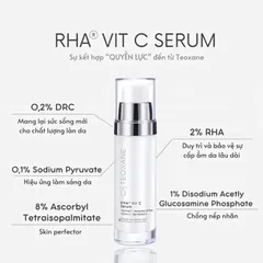 (Hàng nhập khẩu) Teoxane RHA Vit C Serum 30ml - Tinh Chất Hỗ Trợ Dưỡng Ẩm Và Làm Sáng Da