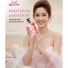 (Hàng chính hãng) Sữa Tắm Adiva Dưỡng Ẩm Hương Nước Hoa Sweet Memories 400ml