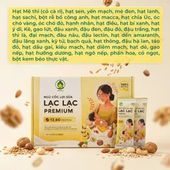 (Hàng chính hãng) Ngũ Cốc Lợi Sữa Lạc Lạc Premium Dr.Maya Hộp 30 Gói x 20g