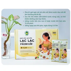 (Hàng chính hãng) Ngũ Cốc Lợi Sữa Lạc Lạc Premium Dr.Maya Hộp 30 Gói x 20g