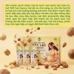 (Hàng chính hãng) Ngũ Cốc Bầu Lạc Lạc Premium Dr.Maya Hộp 30 Gói x 20g