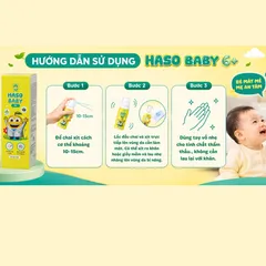 (Hàng chính hãng) Xịt Làm Mát Da Haso Baby 6+ Dr.Maya 100ml