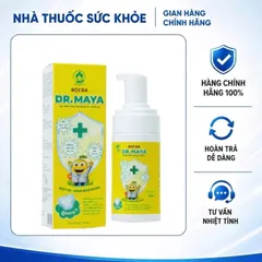 (Hàng chính hãng) Bọt Da Dr.Maya Chai 100ml - Hỗ Trợ Làm Dịu, Dưỡng Ẩm Da Bé