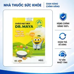 (Hàng chính hãng) Cháo Hạt Mix Dr.Maya 280g (7 Gói x 40g) - Hỗ Trợ Ăn Dặm Cho Bé