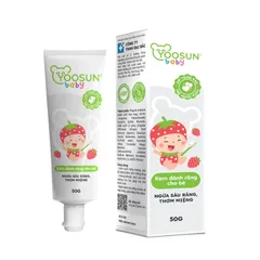 (Hàng chính hãng) Kem Đánh Răng Cho Bé Yoosun Baby 50g - Hỗ Trợ Làm Sạch Răng Miệng