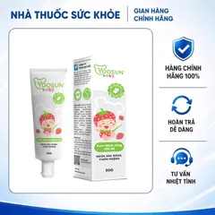 (Hàng chính hãng) Kem Đánh Răng Cho Bé Yoosun Baby 50g - Hỗ Trợ Làm Sạch Răng Miệng