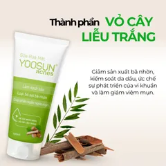 (Hàng chính hãng) Sữa Rửa Mặt Yoosun Acnes 100ml - Hỗ Trợ Làm Sạch Da