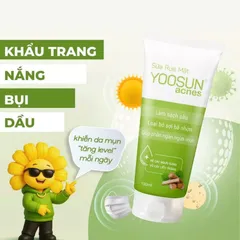 (Hàng chính hãng) Sữa Rửa Mặt Yoosun Acnes 100ml - Hỗ Trợ Làm Sạch Da