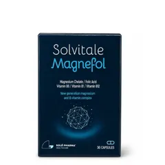 (Hàng nhập khẩu) Solvitale Magnefol Hộp 30 Viên - Bổ Sung Magie, Acid Folic Và Vitamin Nhóm B
